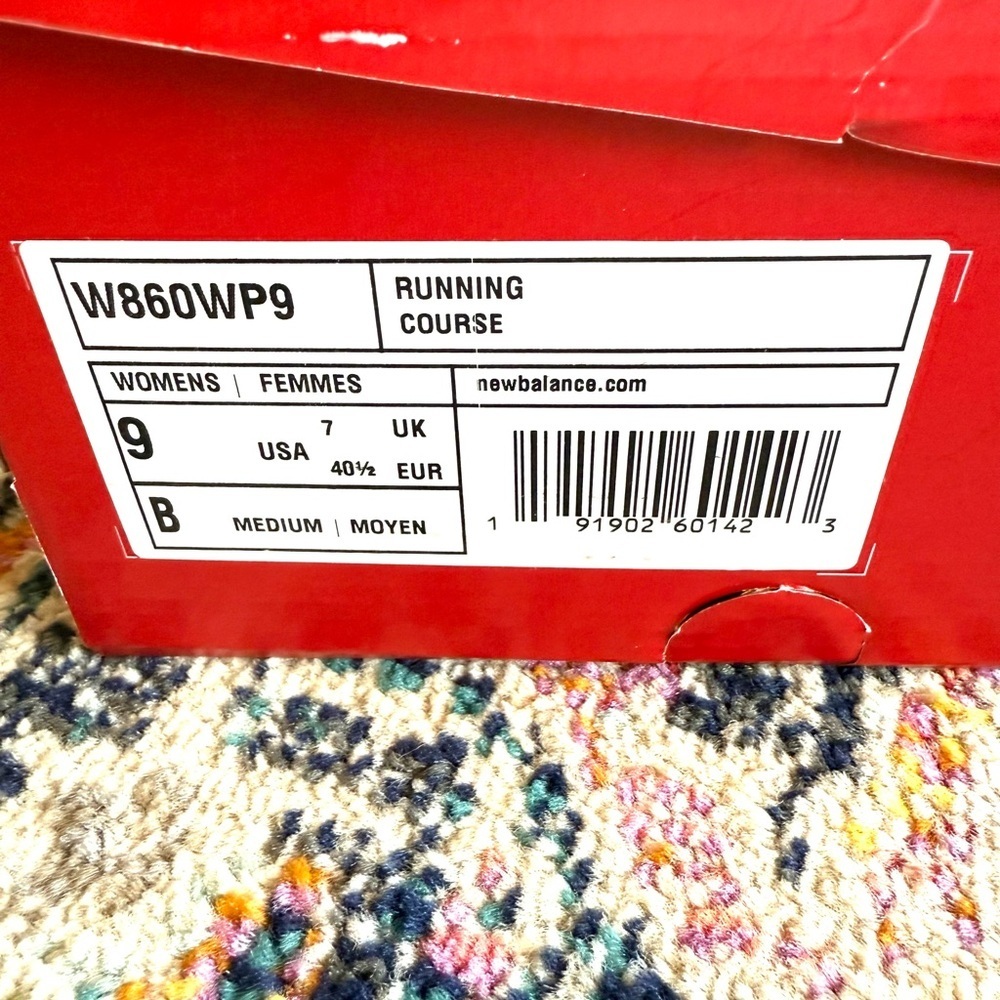 NEW BALANCE Fresh Foam Running Course W860WP9 Stability Running Shoes Women’s 9B - Picture 9 of 11